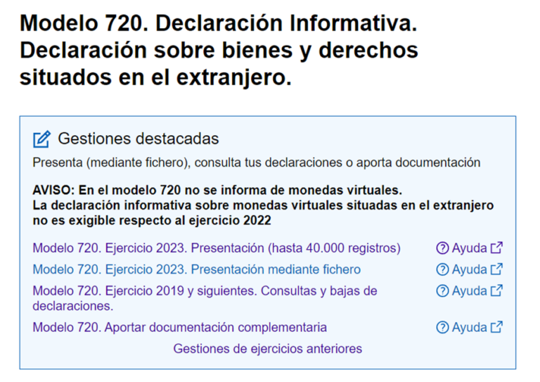 Modelo 720: Qué es, Presentación, Sanciones y FAQs
